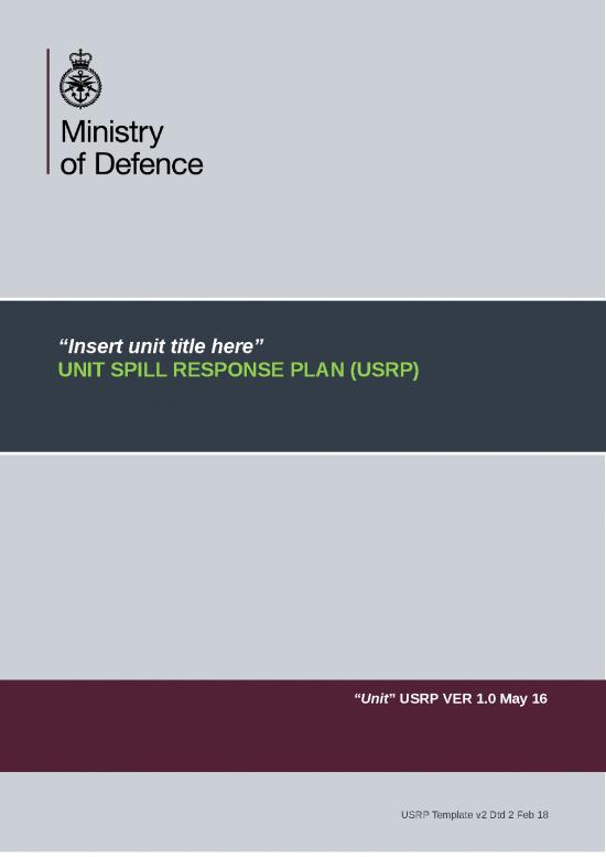 picture Exercise Spreadsheet 28817 | Fgsr Example Unit Spillage Response Plan