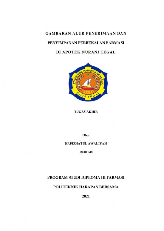 picture_Gambaran Alur Penerimaan Dan Penyimpanan Perbekalan Farmasi Di Apotek Nurani Tegal Hafizhatul Awaliyah
