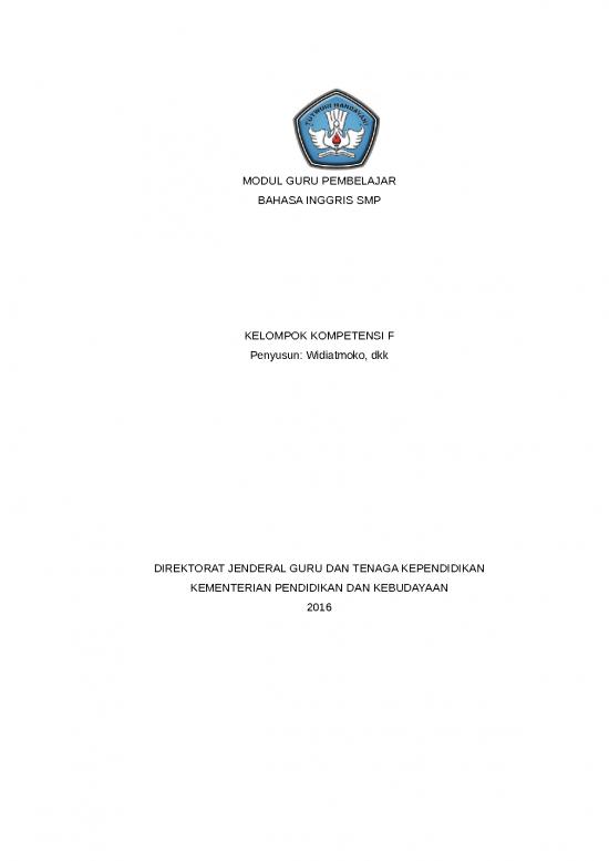picture Kependidikan Adalah 28234 | Inggris Smp Kk F Bagian 1 Narrative Texts