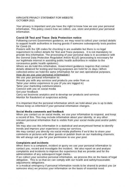 picture Health Flyer Template Word 29012 | Kirkgate Arts Privacy Policy