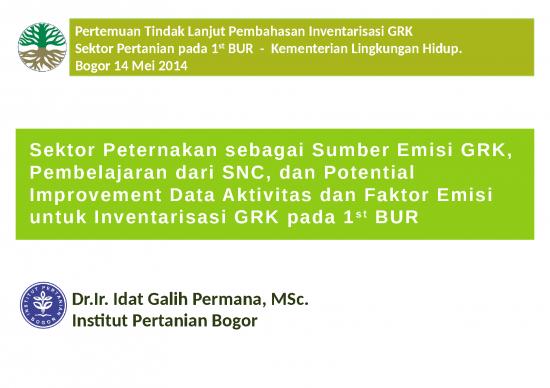 picture Soil Management Ppt 27907 | Kontribusi Sektor Peternakan Dalam Gas Rumah Kaca Grk