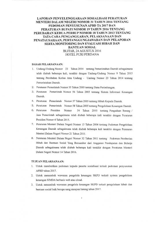 picture_Laporan Sosialisasi Id 27196 | Laporan Sosialisasi Perbup No 19 Th 2016