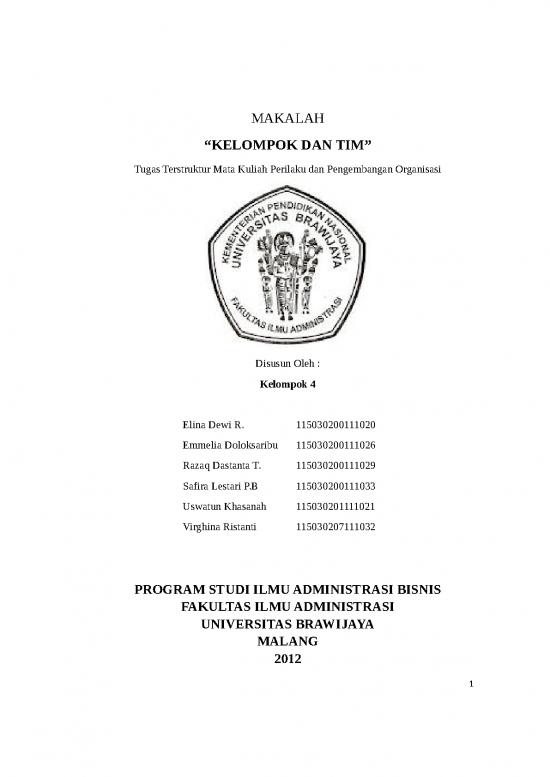 picture Makala Organisasi 26822 | Makalah Kelompok Dan Tim