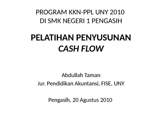 picture Arus Kas 26789 | Materi Pertama