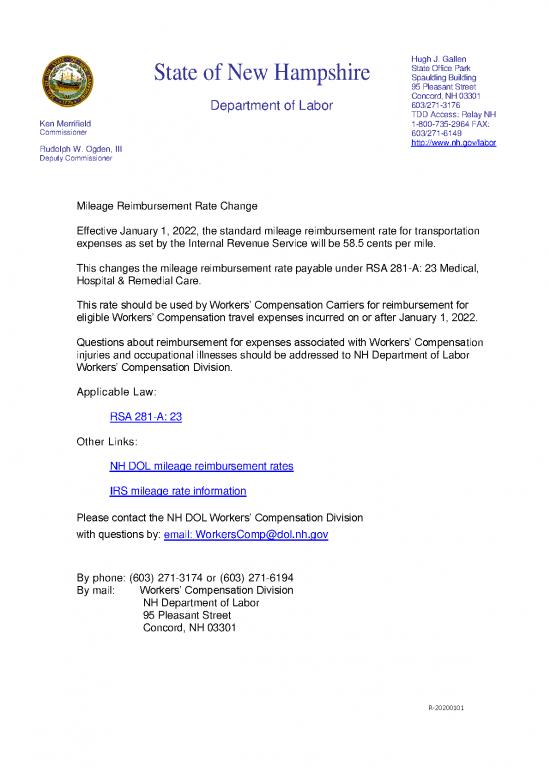 picture Mileage Rate Id 28205 | Mileage Rate Change 2022