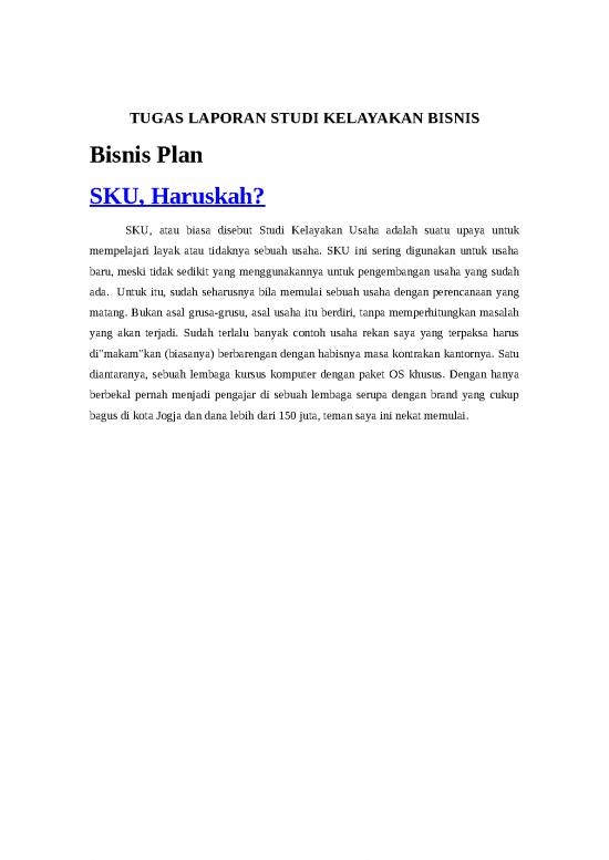 picture Studi Kelayakan Bisnis Id 28139 | Nindya 04610322