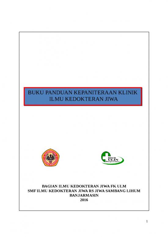 picture_Contoh Penilaian Pembelajaran 27858 | Panduan Kepaniteraan Ilmu Kedok Jiwa