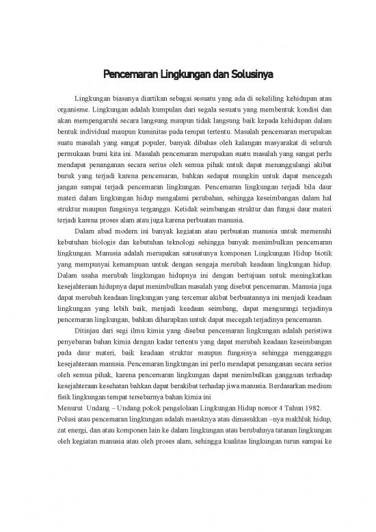 picture_Pencemaran Lingkungan 26934 | Pencemaran Lingkungan Dan Solusinya
