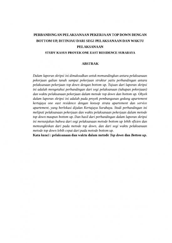 picture_Laporan Doc 27418 | Perbandingan Pelaksanaan Pekerjaan Top Down Dengan Bottom Up, Ditinjau Dari Segi Pelaksanaan Dan Waktu Pelaksanaan
