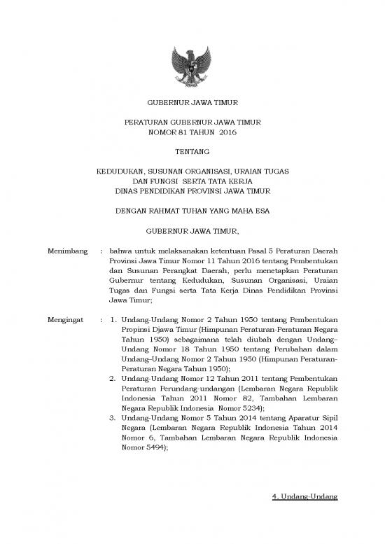 picture_Undang Undang Asn Terbaru Pdf 28476 | Pergub Jatim N 81 Thn 2016 (kedudukan, Susunan Organisasi, Uraian Tugas Dan Fungsi Serta Tata Kerja Dindik Jatim)