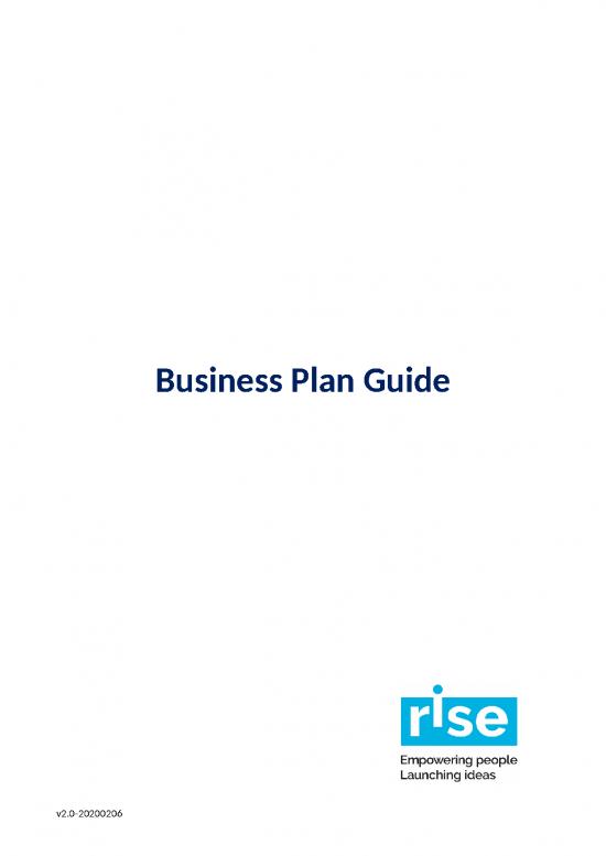 picture Contoh Presentasi Business Plan 28625 | Rise Business Plan Guide 0