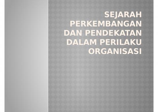 picture_Power Point Manajemen 26815 | Sejarah Perkembangan Dan Pendekatan Dalam Perilaku Organisasi