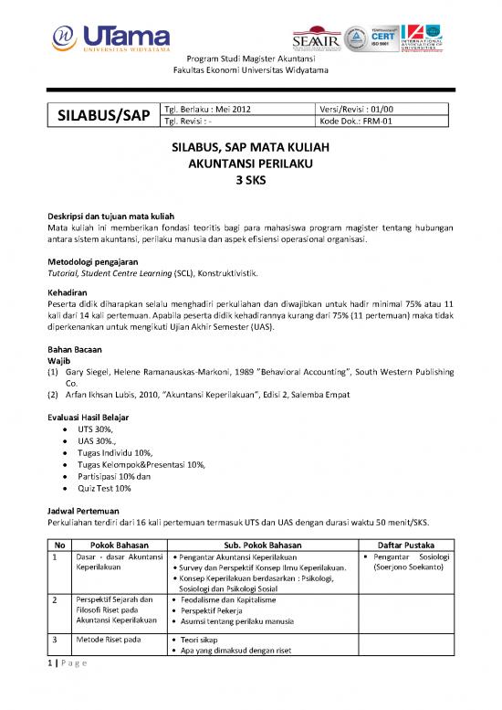 picture1_Ekonomi Pdf 27923 | Silabus Akuntansi Perilaku