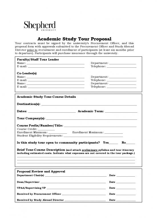 picture_Proposal Study Tour | Study Tour Proposal Form