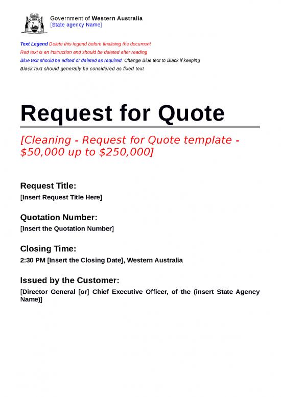 picture Word Document Flyer Template 28728 | Template Request For Quote Cleaning June 2022 Docx