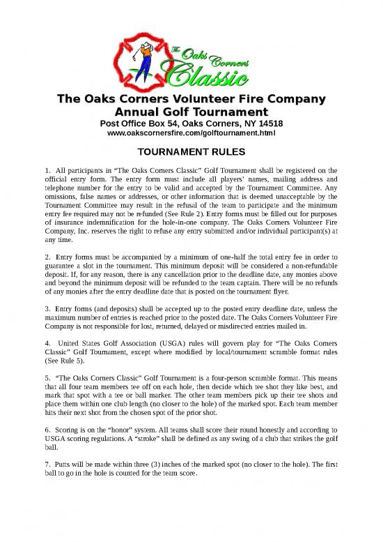 picture_Company Presentation Template 28770 | Tournament Rules