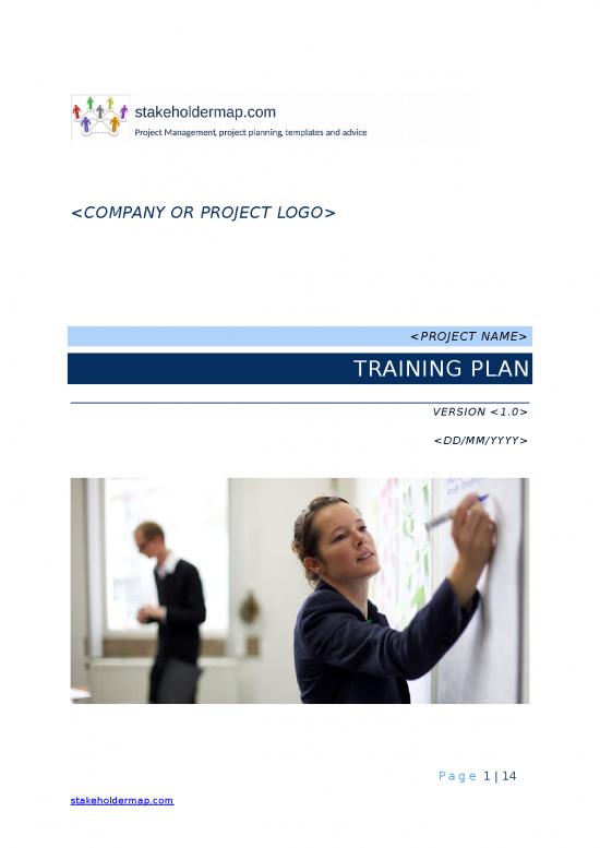 picture_Training Plan Template 28390 | Training Plan Template