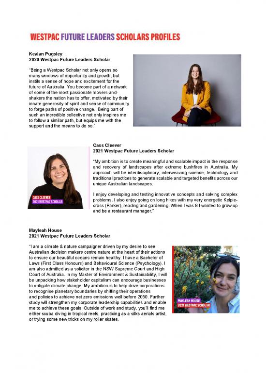 picture_Westpac Future Leaders Id 28074 | Westpac Profiles