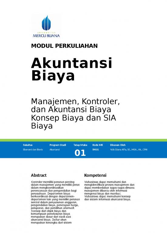 picture_Sistem Manajemen Biaya 27318 | Yulis Diana Alfia   Akuntansi Biaya &brvbar;modul Akuntansi Biaya 