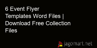 picture 6 Event Flyer Templates Word Files | Download Free Collection Files