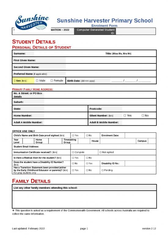 picture_Certificate Word Format 29929 | 2022 Student Enrolment Form