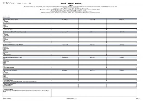 picture Excel Sheet Download 30742 | 205 51 Livestock Inventory Annual V8