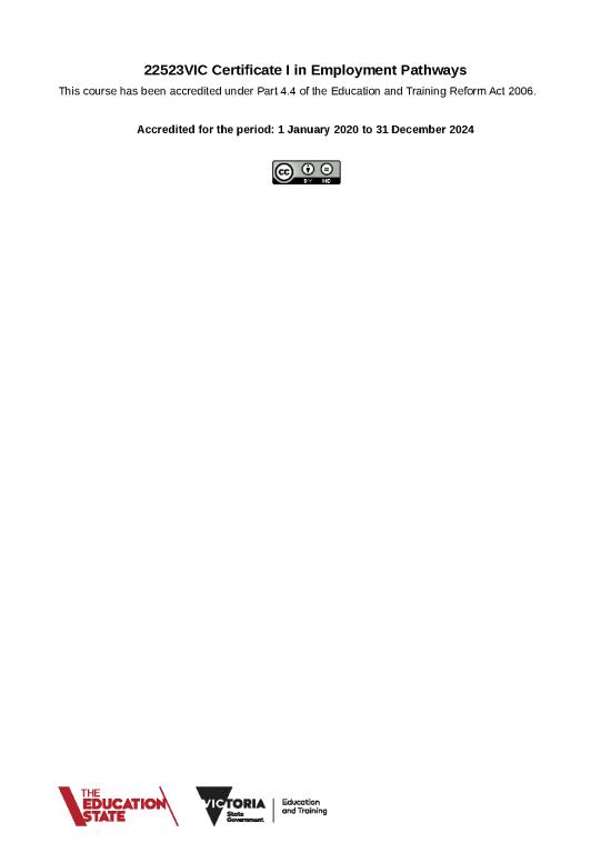 picture1_Certificate Word Format 30201 | 22523vic Certificate I In Employment Pathways