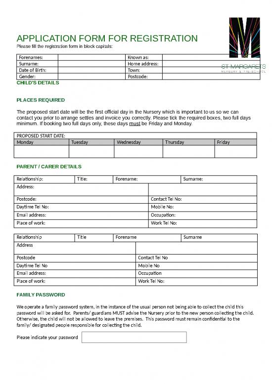picture Work Spreadsheet 29186 | Application For Registration Form Tc 2021