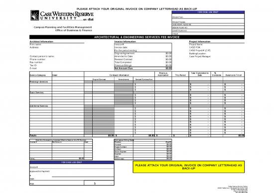 picture Excel Sheet Download 30771 | Architect Invoice Template