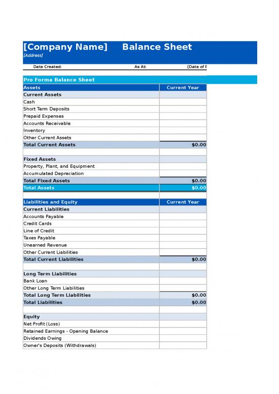 picture Excel Sheet Download 30769 | Balance Sheet Template