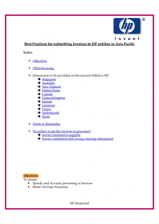 picture_Electronic Spread Sheet 30391 | Best Practices For Submitting Invoices To Hp Entities In Asia Pacific