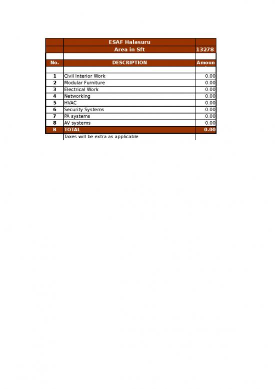 picture1_Excel Sheet Work 31066 | Boq Call For Quotation Bangalore