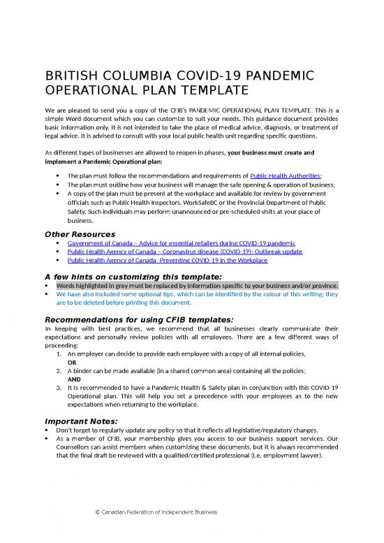 picture1_Business Spread Sheet 29360 | British Columbia Pandemic Operational Plan Template
