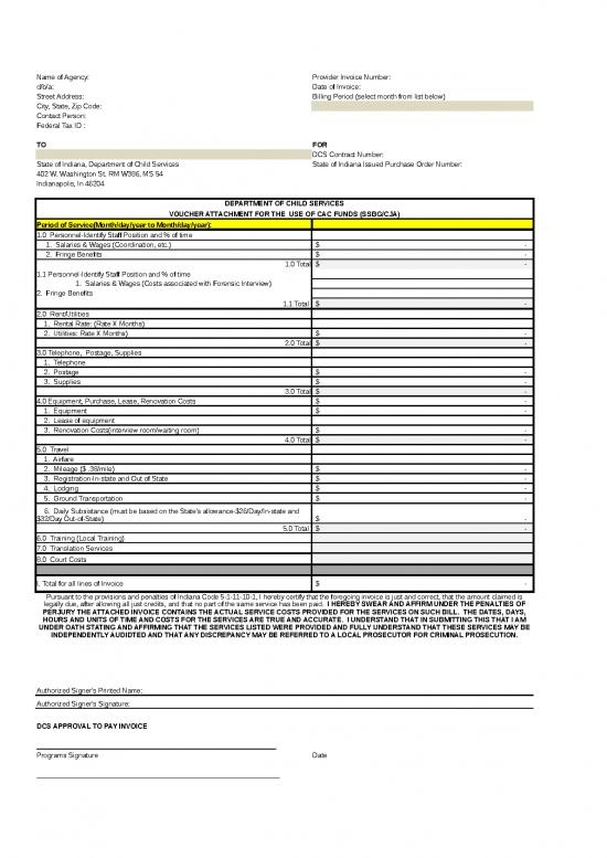 picture Billing Format In Excel Free Download 31119 | Cac Rfp Attachment L Cac Invoice Template