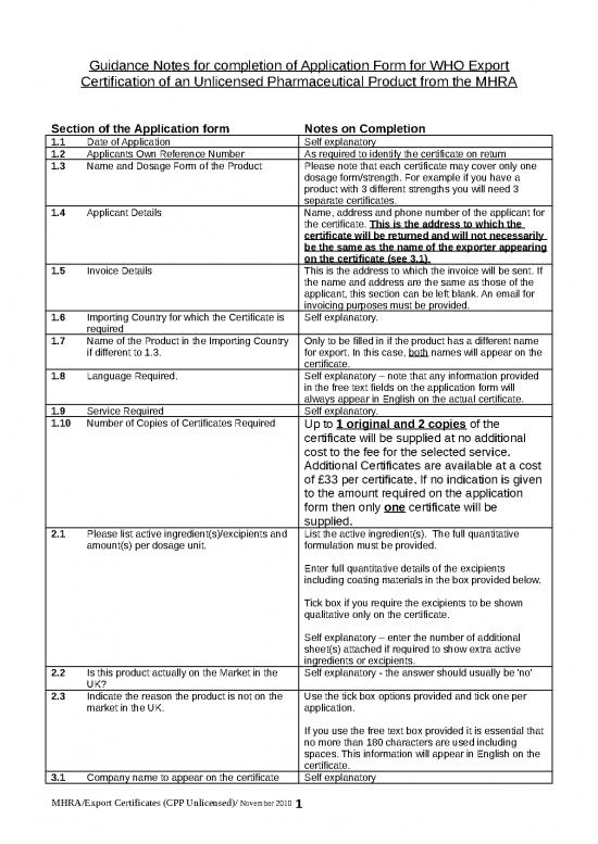 picture1_Certificate Word Format 30086 | Certiifcate Of Pharmaceutical Product Unlicensed Products Guidance Notes To Complete Application Form