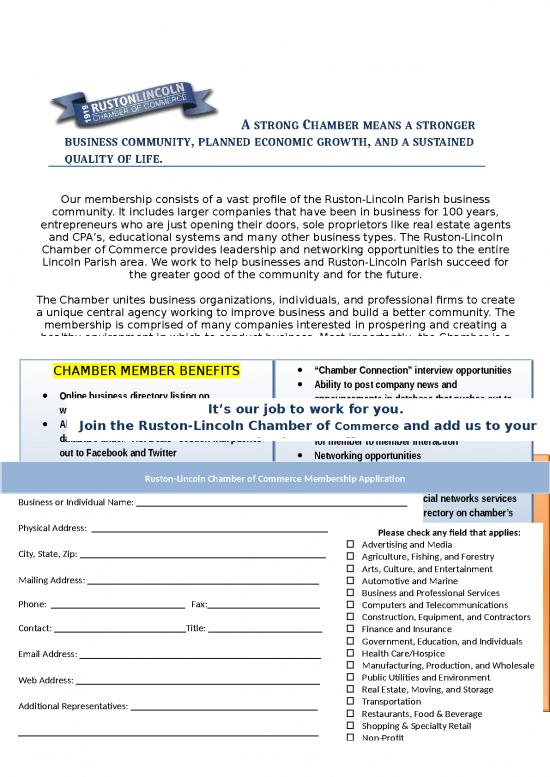 picture_Word Real Estate Templates 29865 | Chamber Membership Application