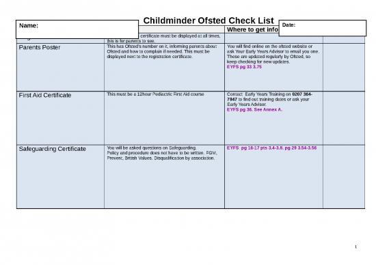picture Free Online Flyer Templates For Word 29960 | Childminders Ofsted Checklist Info July2018