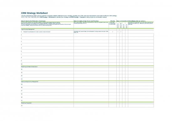 picture Xlsx Software Download 31518 | Crm Strategy Worksheet
