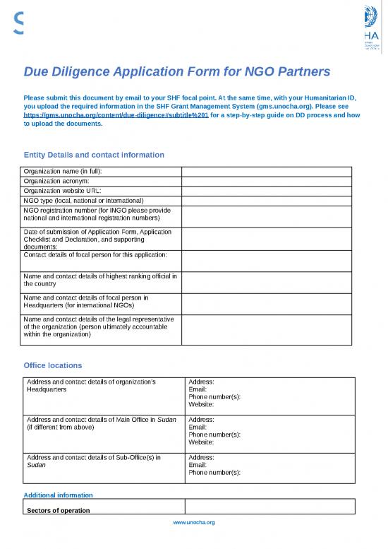 picture1_Microsoft Word Checklist Template 30011 | Due Diligence Application Form For Ngo Partners