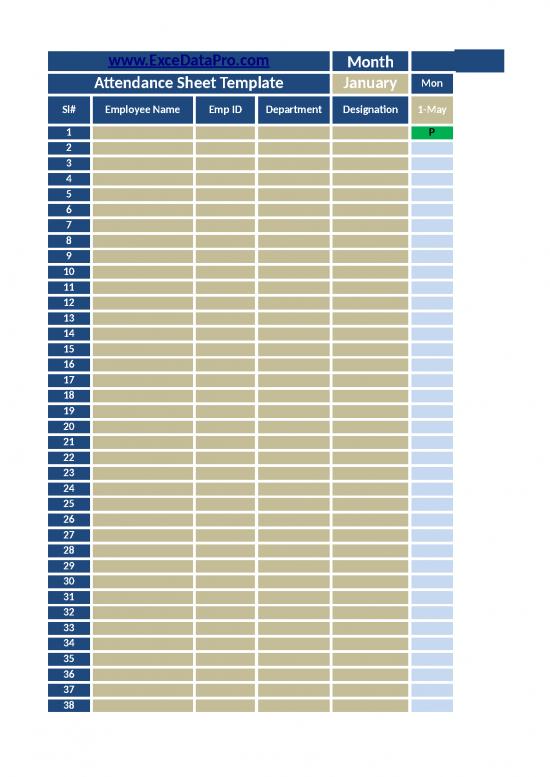 picture1_Excel Sheet Download 30789 | Employee Attendance Sheet