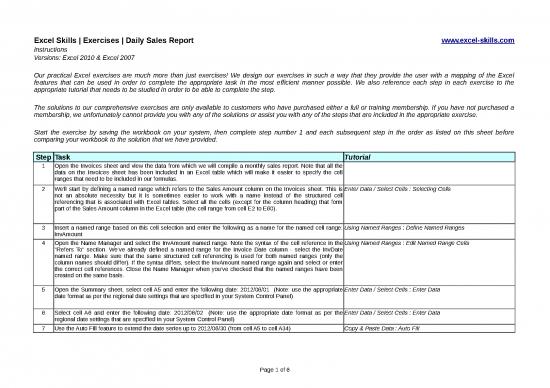 picture Excel Sheet Download 31070 | Excel Exercise8