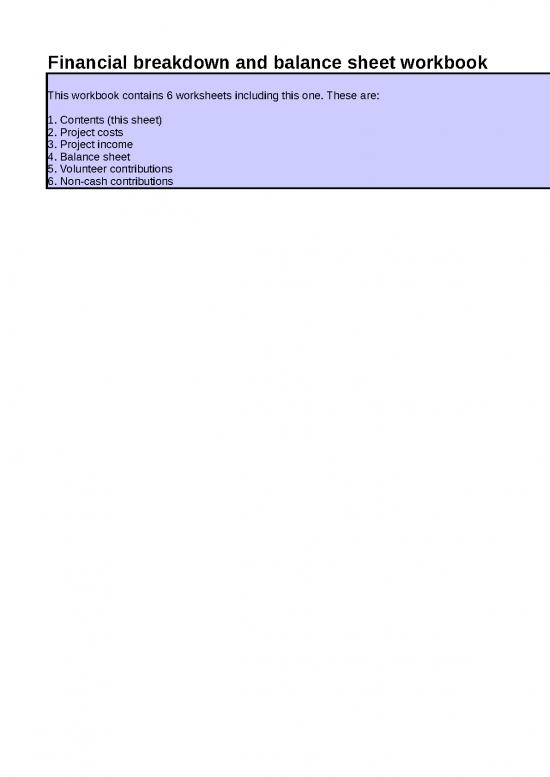 picture Excel Sheet Download 31249 | Financial Breakdown And Balance Sheet