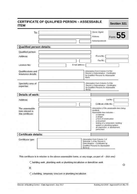 picture Certificate Word Format 30175 | Form 55 Certificate Of Qualified Person Assessable Itedocx