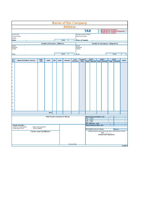 picture Excel Sheet Download 30947 | Gst Invoice Formats