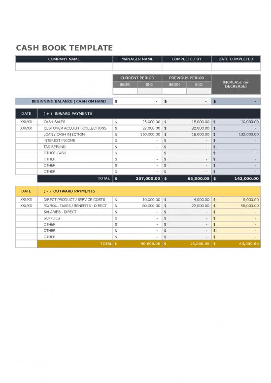 picture Excel Sheet Download 31235 | Ic Cash Book 11306