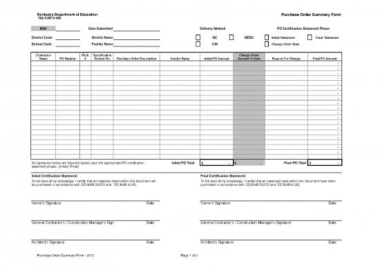 picture Pos Excel Template Free Download 31570 | Kde Purchase Order Summary 4 5 18
