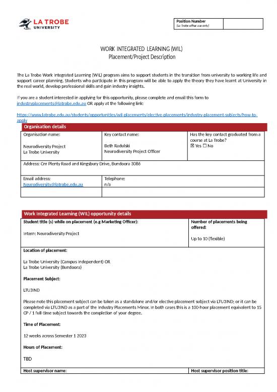 picture_Work Spreadsheet 29648 | La Trobe Neurodiversity Project 2023 University Sourced Wil Placement Project Description