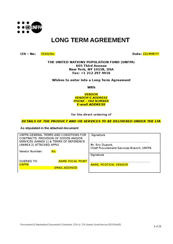 picture_Table Of Contents Template Word Free Download 30697 | Lta General Goods Services Contractual Instruments1