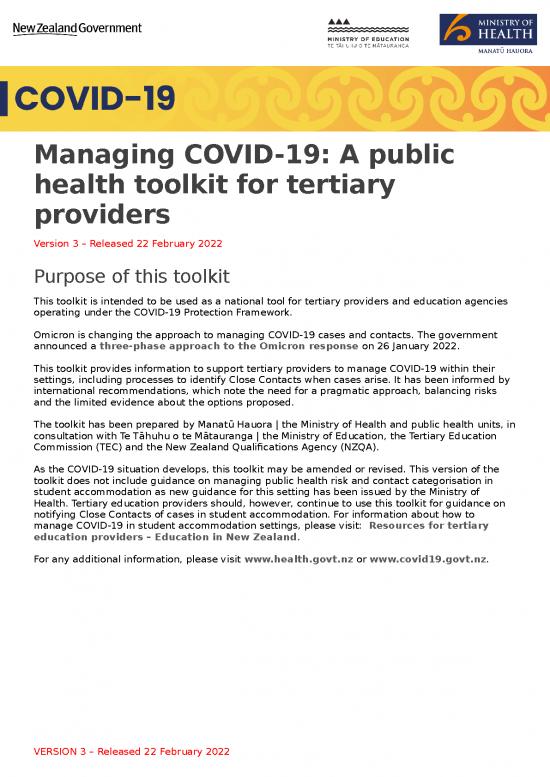 picture_Managing Covid 19 A Public Health Toolkit For Tertiary 0 Final 22 Feb 22
