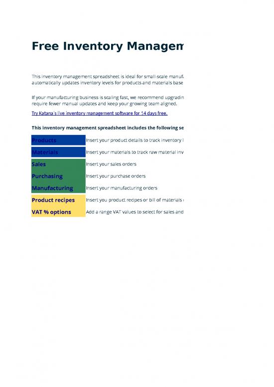 picture Excel Sheet Download 30855 | Manufacturer Inventory Spreadsheet